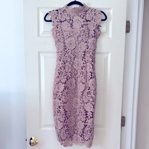 Pink Lace Dress